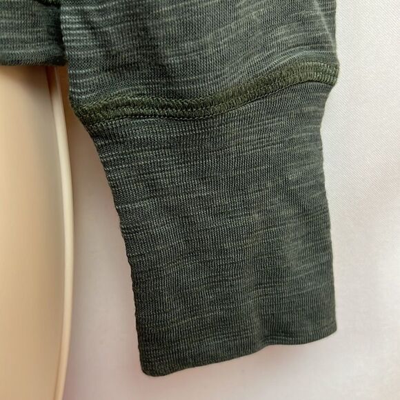 Chaser Green long sleeve hooded shirt in Olive space dye NWT size small - Picture 6 of 13